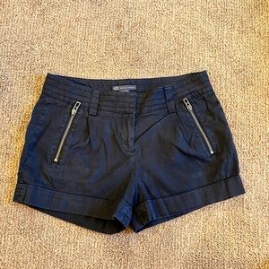 Black Armani Exchange shorts, zippered pockets, size 4